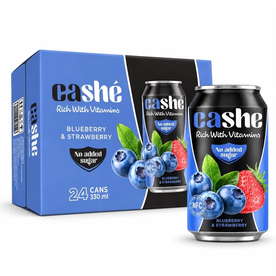 Cashe Juice – Blueberry & Strawberry