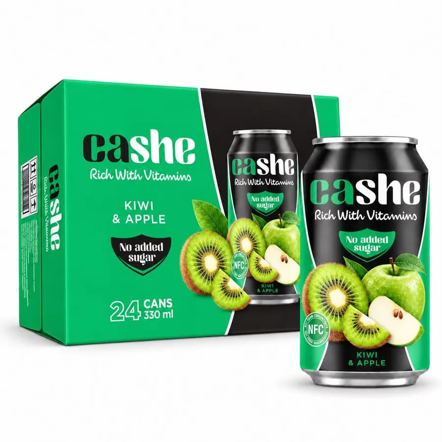 Cashe Juice – Kiwi & Apple