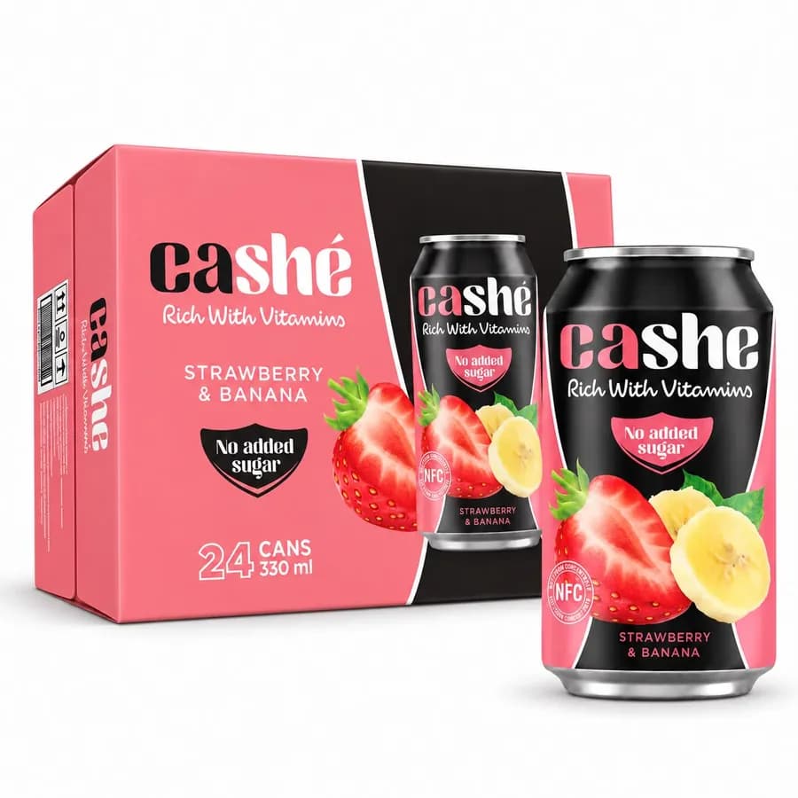 Cashe Juice – Strawberry & Banana